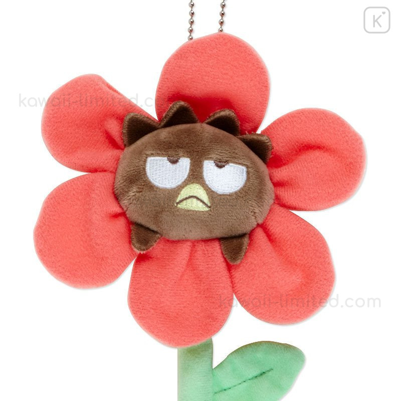 Japan Sanrio Flower Mascot Keychain - Badtz-maru | Kawaii Limited