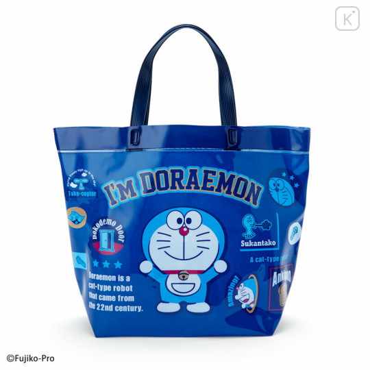 Japan Sanrio Pool Bag - Doraemon / Gingham | Kawaii Limited