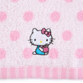 Japan Sanrio Imabari Hand Towel - Hello Kitty / Dot - 2