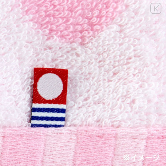 Japan Sanrio Imabari Hand Towel - Hello Kitty / Dot - 4