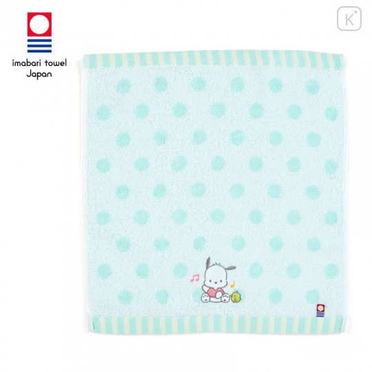 Japan Sanrio Imabari Hand Towel - Pochacco / Dot - 1