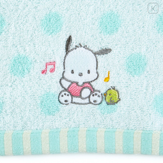 Japan Sanrio Imabari Face Towel - Pochacco / Dot - 2