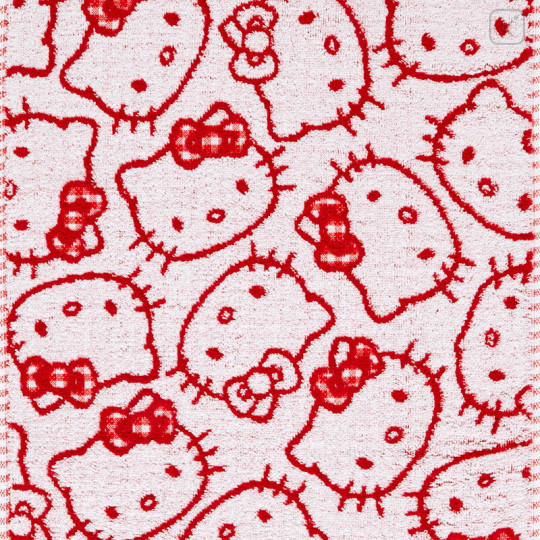 Japan Sanrio Antibacterial Deodorant Face Towel - Hello Kitty / Full - 2