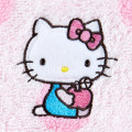 Japan Sanrio Imabari Bath Towel - Hello Kitty / Dot - 3