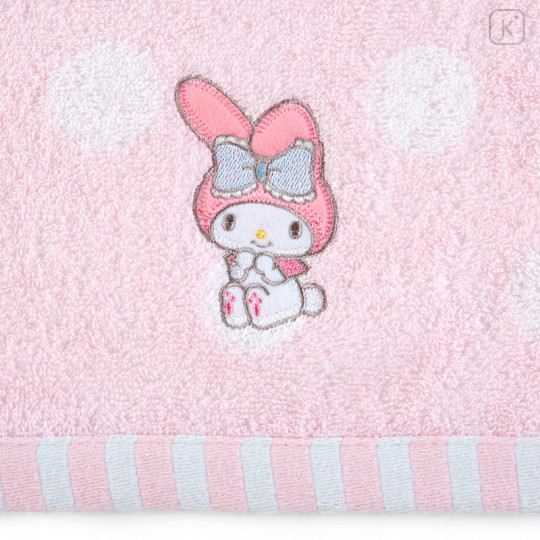 Japan Sanrio Imabari Bath Towel - My Melody / Dot - 2
