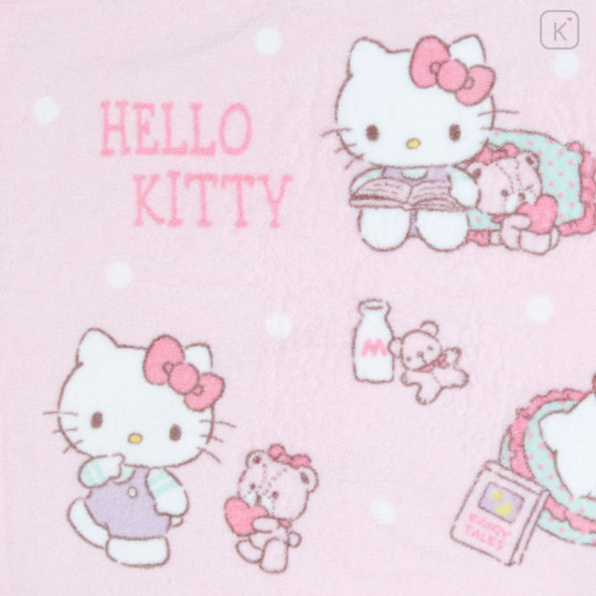 Japan Sanrio Fluffy Bath Towel - Hello Kitty - 2