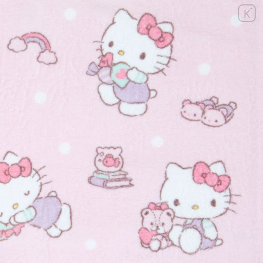 Japan Sanrio Fluffy Bath Towel - Hello Kitty - 4