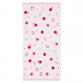 Japan Sanrio Gauze Bath Towel - Hello Kitty / Apple - 1