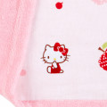 Japan Sanrio Gauze Bath Towel - Hello Kitty / Apple - 3