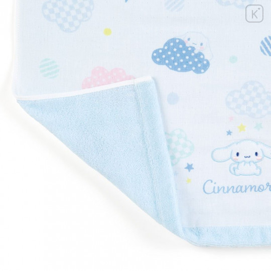 Japan Sanrio Gauze Bath Towel - Cinnamoroll / Cloud - 4