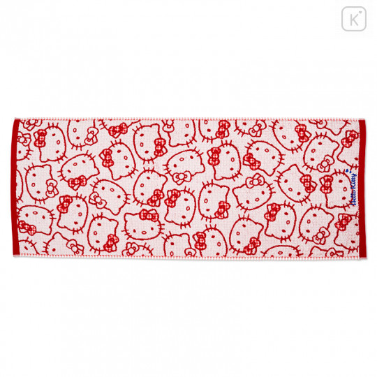 Japan Sanrio Antibacterial Deodorant Bath Towel - Hello Kitty / Full - 1