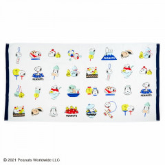 Japan Sanrio Bath Towel - Snoopy / Japanese