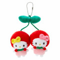 Japan Sanrio Brooch Mascot Holder - Hello Kitty : Cherry Spring 2022 - 1