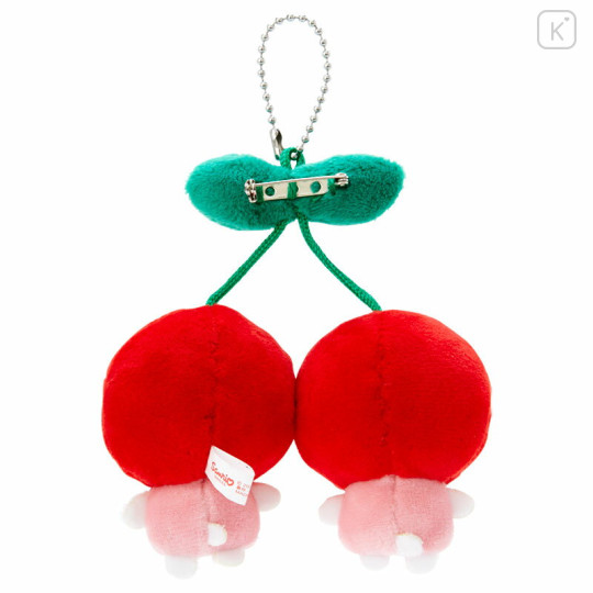 Japan Sanrio Brooch Mascot Holder - Hello Kitty : Cherry Spring 2022 - 2