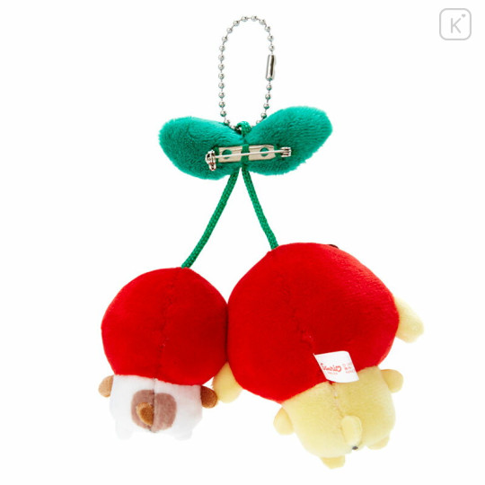 Japan Sanrio Brooch Mascot Holder - Pompompurin : Cherry Spring 2022 - 2