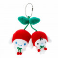 Japan Sanrio Brooch Mascot Holder - Cinnamoroll / Cherry Spring 2022 - 1