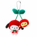 Japan Sanrio Brooch Mascot Holder - Pochacco : Cherry Spring 2022 - 1