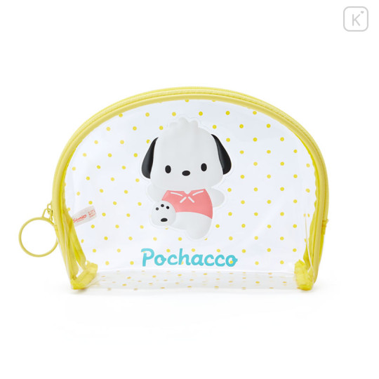 Japan Sanrio Vinyl Pouch - Pochacco / Dot - 1