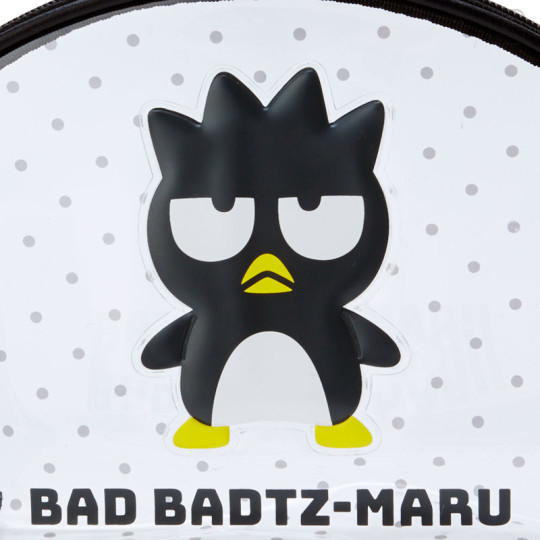 Japan Sanrio Vinyl Pouch - Badtz-maru / Dot - 3