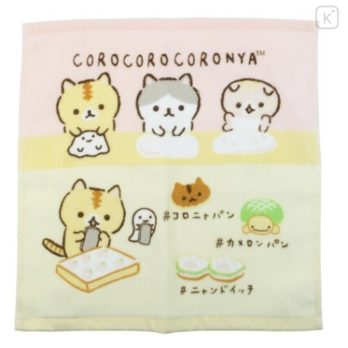 Japan San-X Wash Towel - Corocoro Coronya / Bread Making - 1