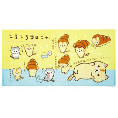 Japan San-X Bath Towel - Corocoro Coronya / Cornet Bread