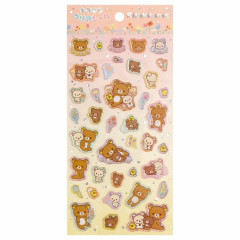 Japan San-X Glitter Clear Sticker - Rilakkuma / Animal