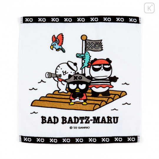 Japan Sanrio Hand Towel - Badtz-maru / Treasure Hunting - 1