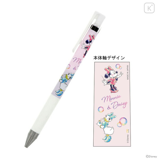 Japan Disney Juice Up Gel Pen - Minnie & Daisy / Bubbles - 1