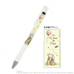 Japan Dsiney Juice Up Gel Pen - Winnie The Pooh / White