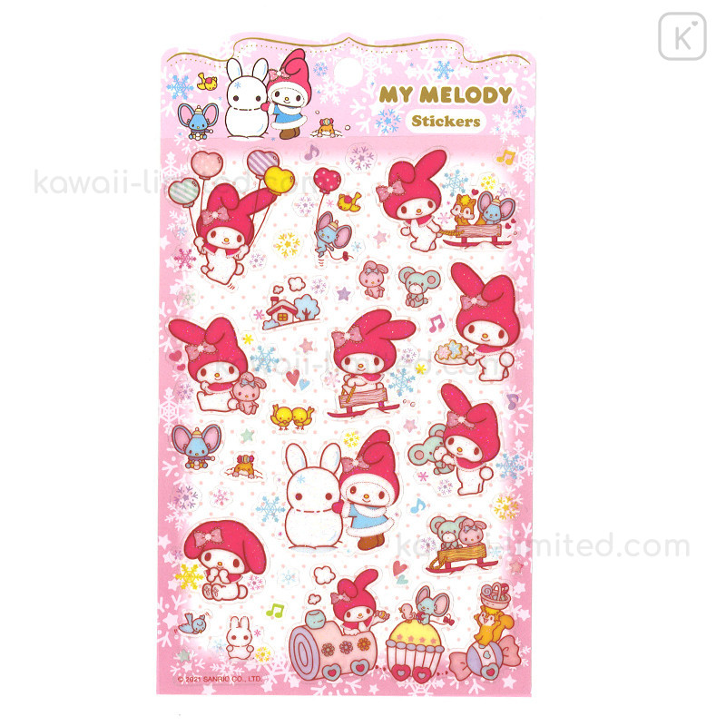 Sanrio Winter Stickers - My Melody | Kawaii Limited