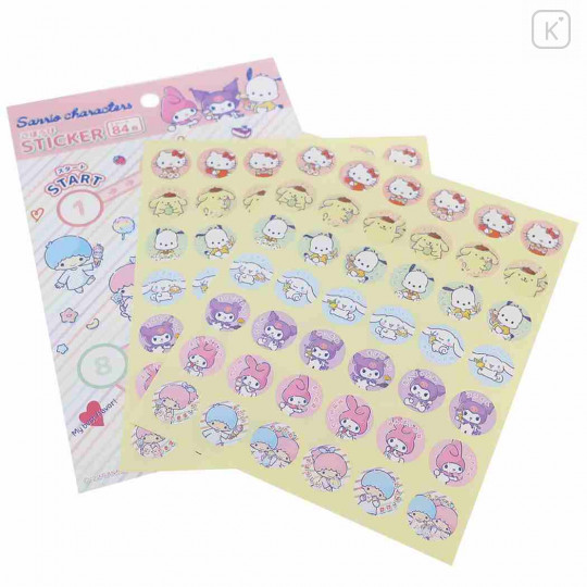 Japan Sanrio Mini Sticker Sheet - Sanrio Characters | Kawaii Limited