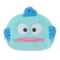 Japan Sanrio Die-cut Pouch - Hangyodon : Face (M) - 1