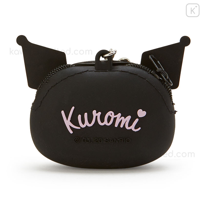 Japan Sanrio Silicon Mini Pouch Charm - Kuromi