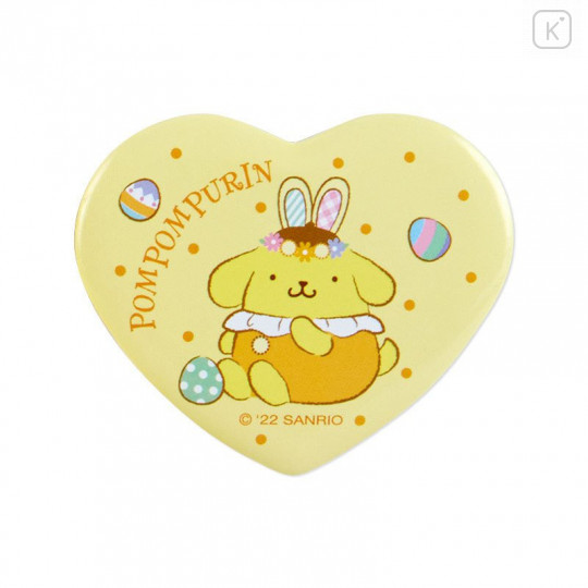 Japan Sanrio Rosette & Can Badge - Pompompurin / Easter 2022 - 4