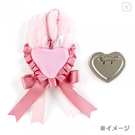 Japan Sanrio Rosette & Can Badge - Kuromi / Easter 2022 - 3
