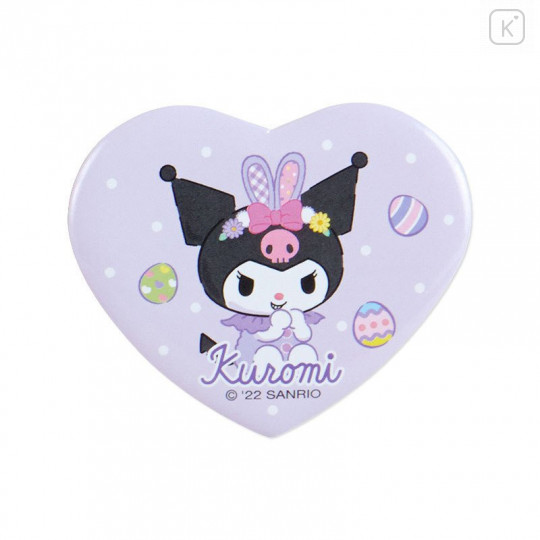 Japan Sanrio Rosette & Can Badge - Kuromi / Easter 2022 - 4