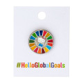Japan Sanrio Pin Badge - Hello Kitty : SDGs - 1