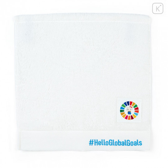 Japan Sanrio Hand Towel - Hello Kitty / SDGs - 1