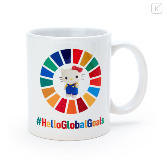 Japan Sanrio Mug - Hello Kitty / SDGs - 1