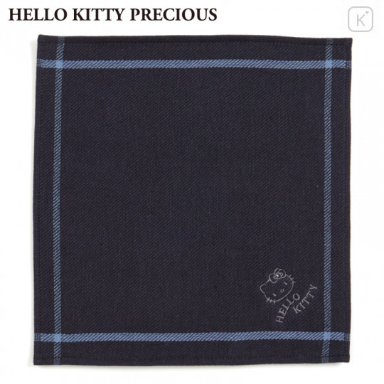 Japan Sanrio Handkerchief - Hello Kitty Precious / Gray - 1
