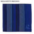 Japan Sanrio Handkerchief - Hello Kitty Precious / Navy - 1