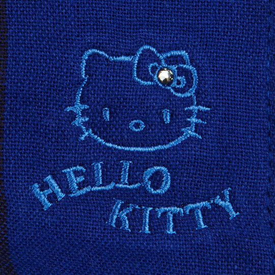 Japan Sanrio Handkerchief - Hello Kitty Precious / Navy - 3