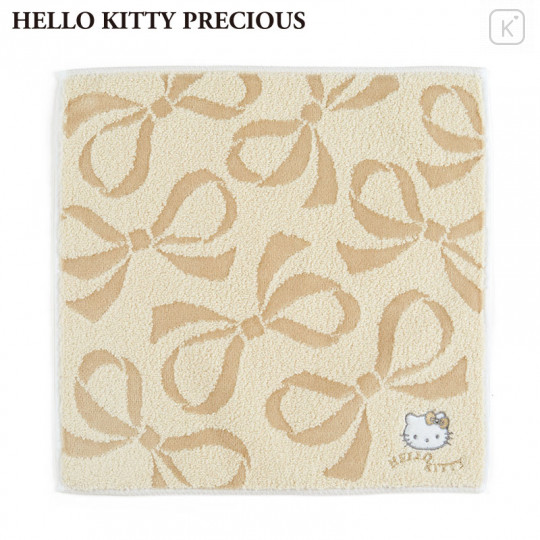 Japan Sanrio Petit Towel - Hello Kitty Precious / Beige - 1
