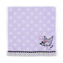 Japan Sanrio Petit Towel - Kuromi / Dot