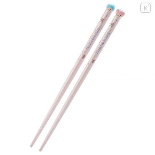 Japan Sanrio Mascot Chopsticks 20cm - Little Twin Stars / Home Rice - 1