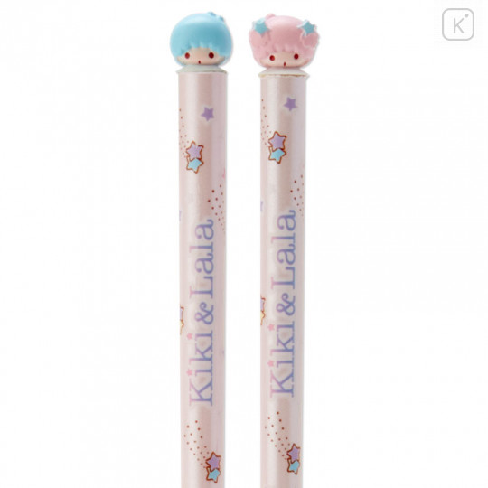 Japan Sanrio Mascot Chopsticks 20cm - Little Twin Stars / Home Rice - 2