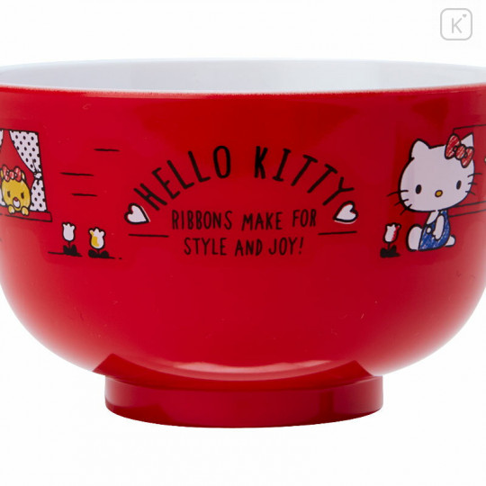 Japan Sanrio Soup Bowl - Hello Kitty - 3