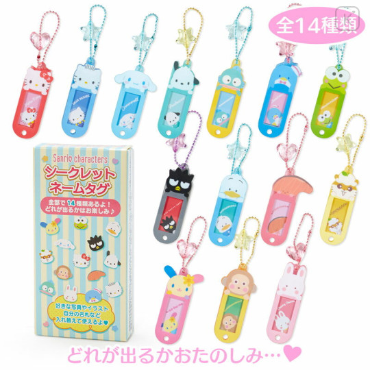 Japan Sanrio Secret Name Tag - Random Character B - 1