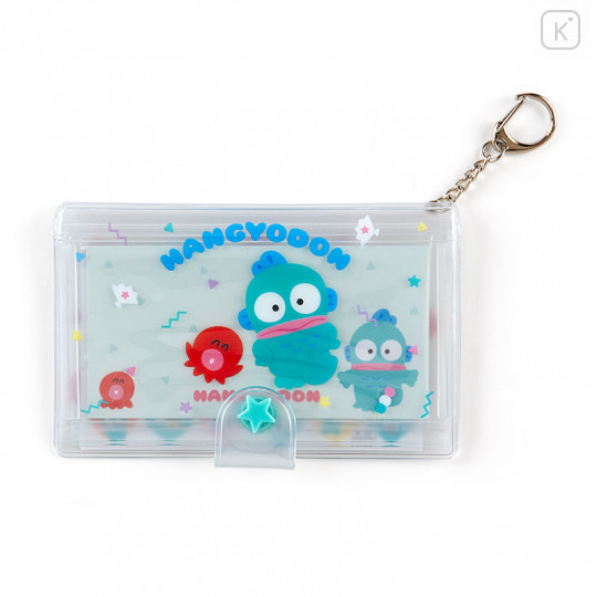 Japan Sanrio Memo & Sticker with Case Keychain - Hangyodon - 1
