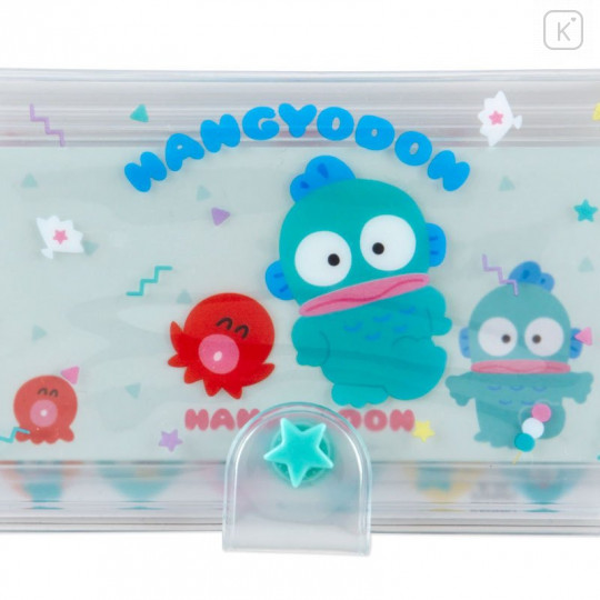 Japan Sanrio Memo & Sticker with Case Keychain - Hangyodon - 4